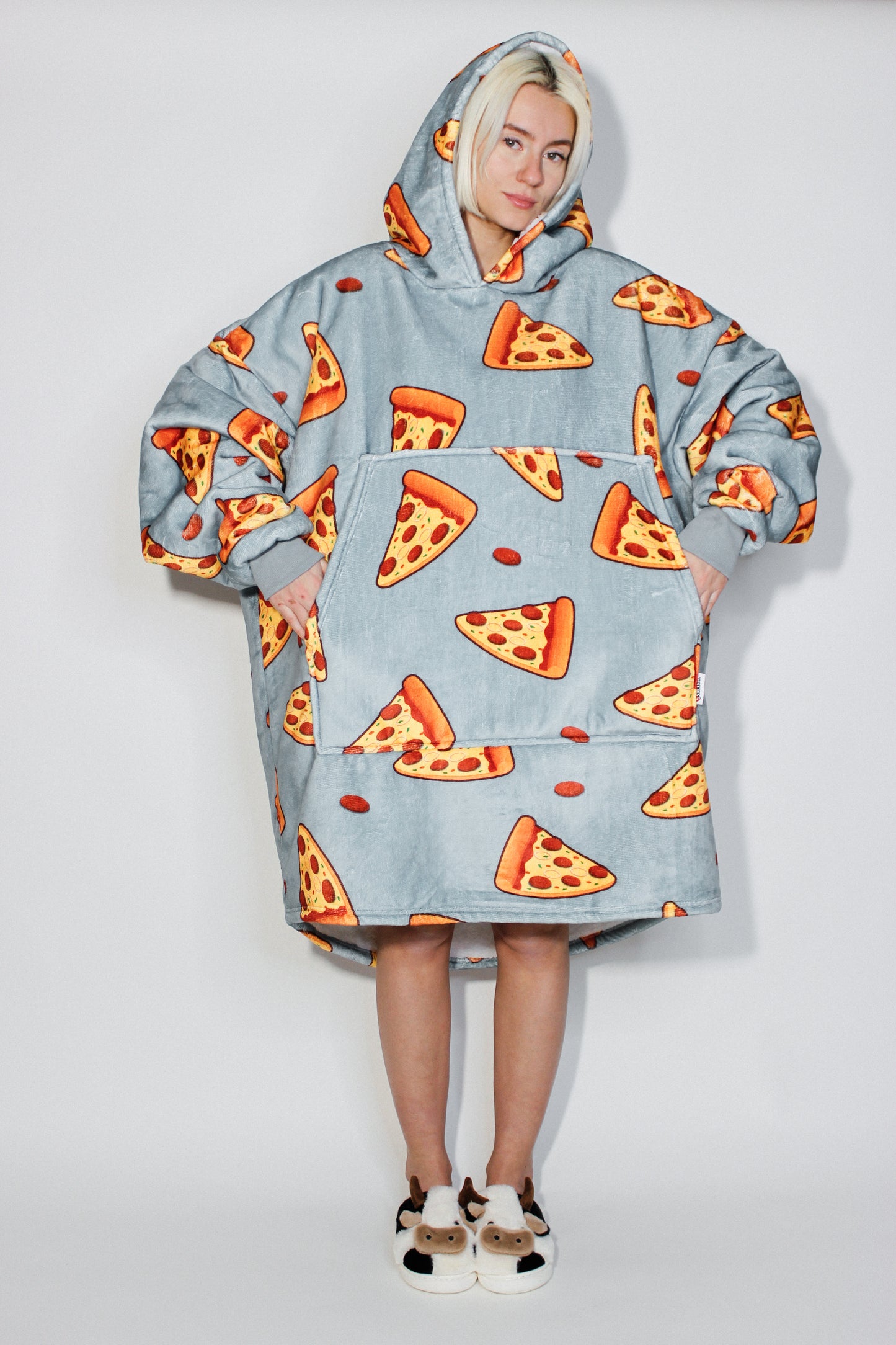 Šiltas Džemperis - Pledas Pizza Party