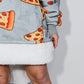 Šiltas Džemperis - Pledas Pizza Party